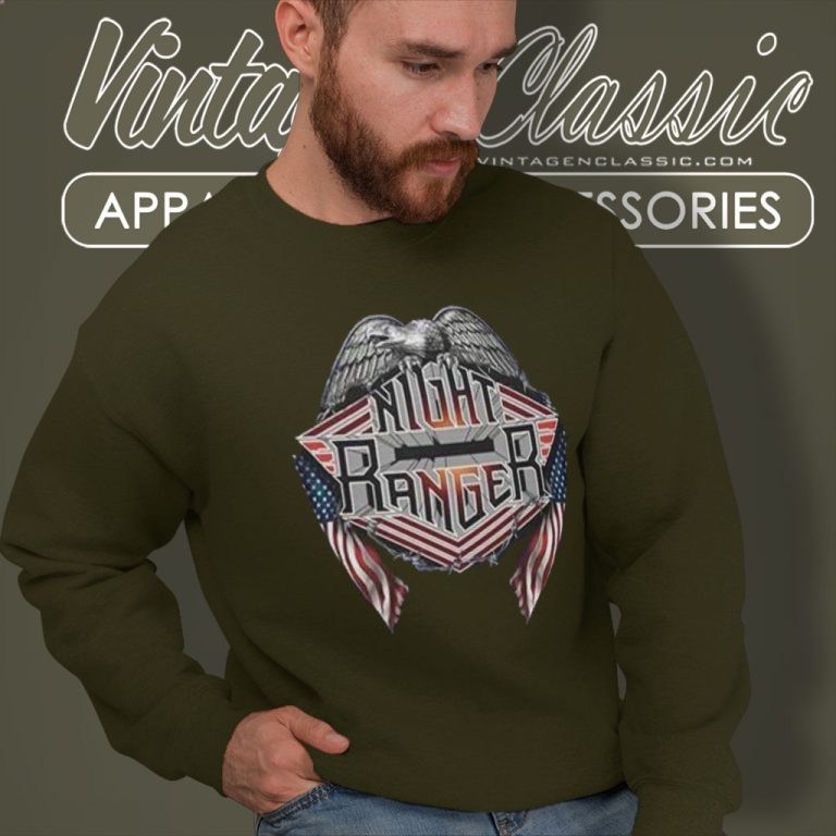 Night Ranger Usa Eagle Sweatshirt Night Ranger Usa Eagle Sweatshirt