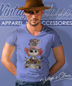 Nightmare Before Christmas Mad Hatter Shirt 5 Nightmare Before Christmas Mad Hatter V Neck TShirt