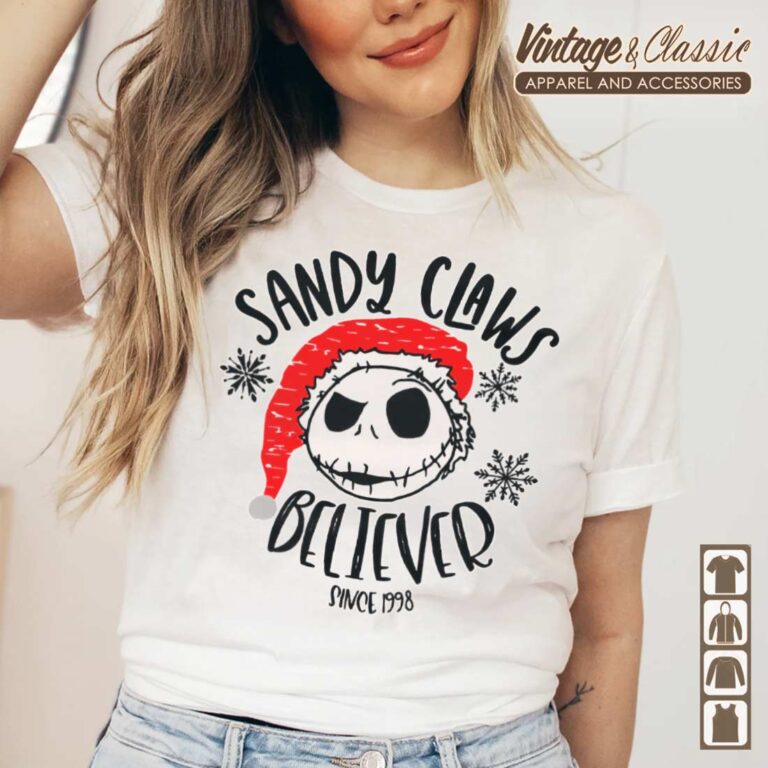 Nightmare Before Christmas Sandy Claws Believer Shirt Nightmare Before Christmas Sandy Claws Believer Shirt