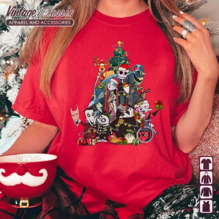Nightmare Before Christmas Squad Tree Shirt Jack Sally Oogie Boogie T shirt Nightmare Before Christmas Squad Tree Shirt Jack Sally Oogie Boogie T shirt