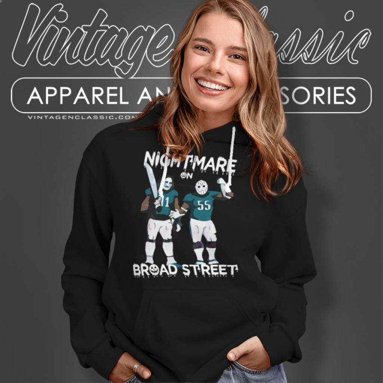 Nightmare On Broad Street Philadelphia Eagles Super Bowl Lvii Hoodie Nightmare On Broad Street Philadelphia Eagles Super Bowl Lvii Hoodie