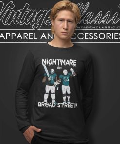 Nightmare On Broad Street Philadelphia Eagles Super Bowl Lvii Long Sleeve Tee