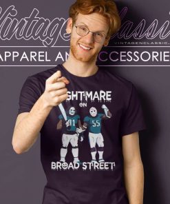 Nightmare On Broad Street Philadelphia Eagles Super Bowl Lvii T Shirt