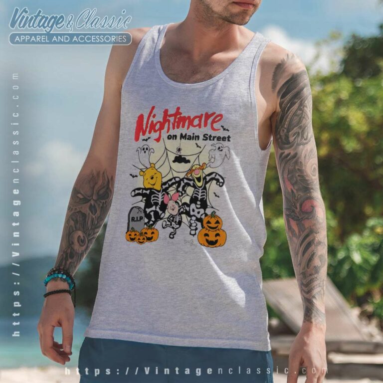 Nightmare On The Main Street Tank Top Racerback Nightmare On The Main Street Tank Top Racerback