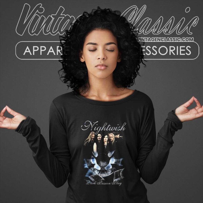 Nightwish Band Shirt Dark Passion Play Long Sleeve Tee Nightwish Band Shirt Dark Passion Play Long Sleeve Tee