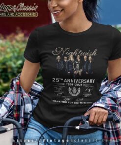 Nightwish Shirt 25th Anniversary Thank You For The Memories Women TShirt