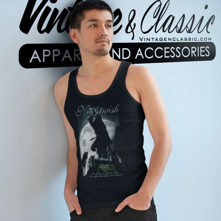 Nightwish Shirt 7 Days To The Wolves Tank Top Racerback Nightwish Shirt 7 Days To The Wolves Tank Top Racerback