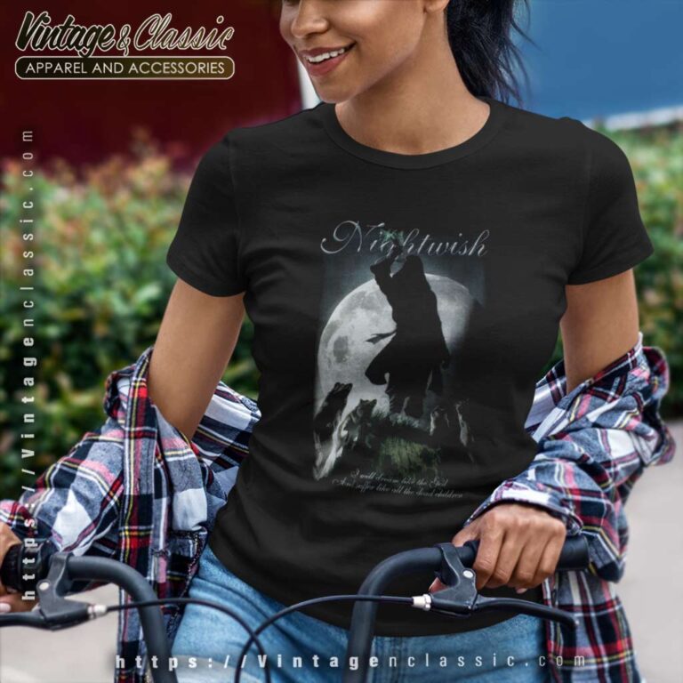 Nightwish Shirt 7 Days To The Wolves Women TShirt Nightwish Shirt 7 Days To The Wolves Women TShirt