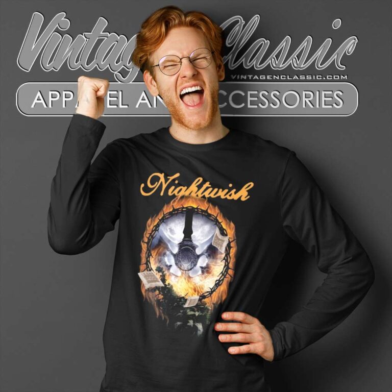 Nightwish Shirt Finnish Metal Band Long Sleeve Tee Nightwish Shirt Finnish Metal Band Long Sleeve Tee