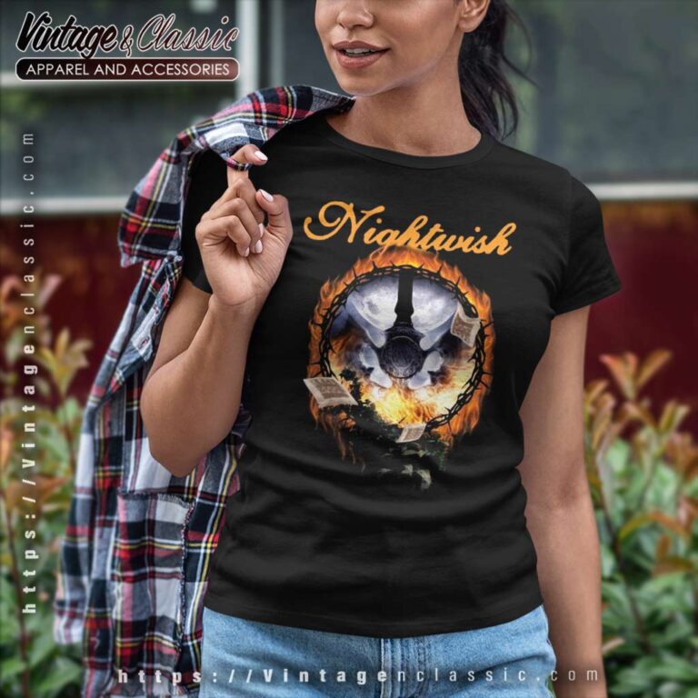 Nightwish Shirt Finnish Metal Band Women TShirt Nightwish Shirt Finnish Metal Band Women TShirt