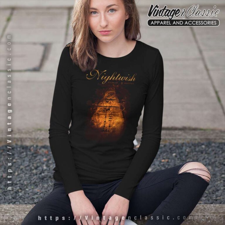 Nightwish Shirt Human Ii Nature Long Sleeve Tee Nightwish Shirt Human Ii Nature Long Sleeve Tee
