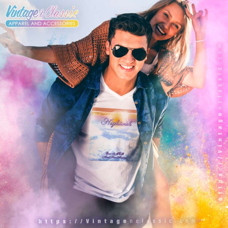 Nightwish Shirt Over The Hills And Far Away V Neck TShirt 1 Nightwish Shirt Over The Hills And Far Away V Neck TShirt 1