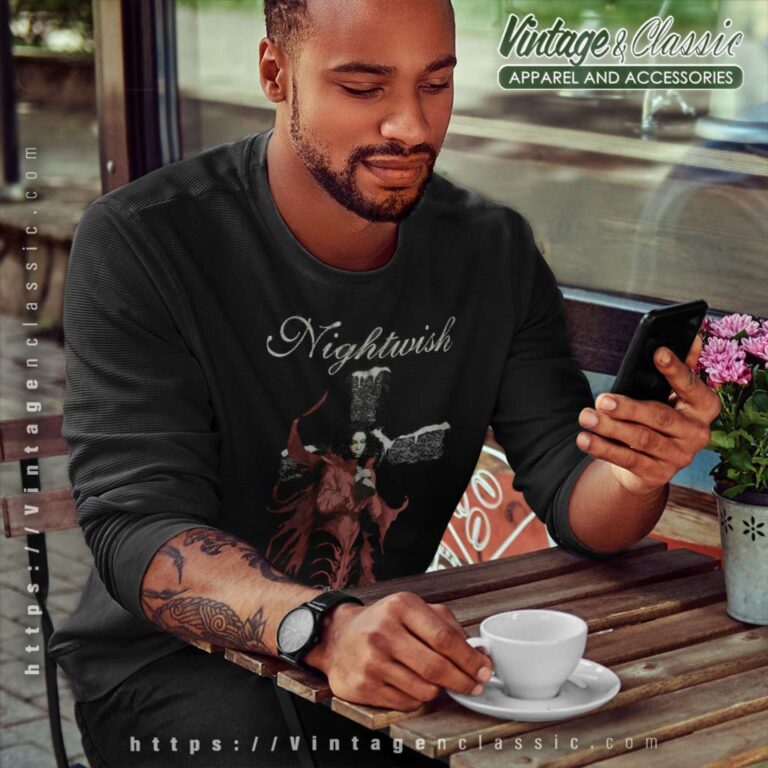 Nightwish Shirt Red Sun Rising Album Finish Band Metal Rock Sweatshirt Nightwish Shirt Red Sun Rising Album Finish Band Metal Rock Sweatshirt