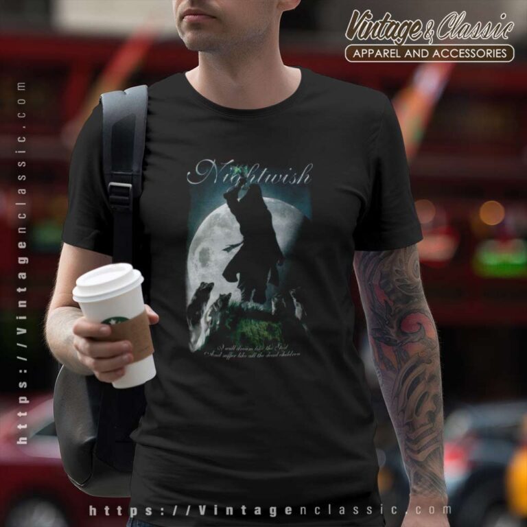Nightwish Shirt Seven Days To The Wolves T Shirt Nightwish Shirt Seven Days To The Wolves T Shirt