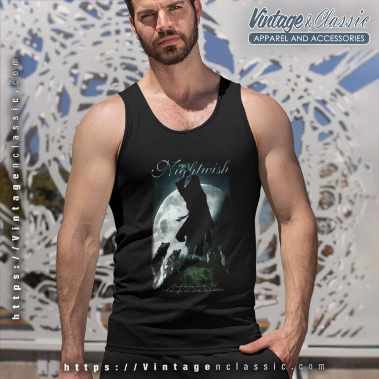 Nightwish Shirt Seven Days To The Wolves Tank Top Racerback Nightwish Shirt Seven Days To The Wolves Tank Top Racerback