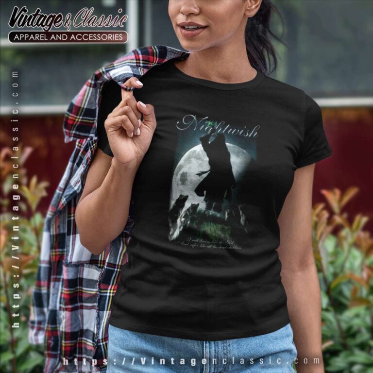 Nightwish Shirt Seven Days To The Wolves Women TShirt Nightwish Shirt Seven Days To The Wolves Women TShirt