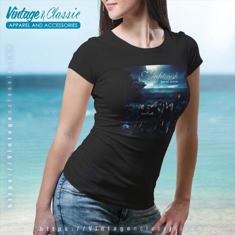 Nightwish Shirt Showtime Storytime Album Cover Women TShirt Nightwish Shirt Showtime Storytime Album Cover Women TShirt