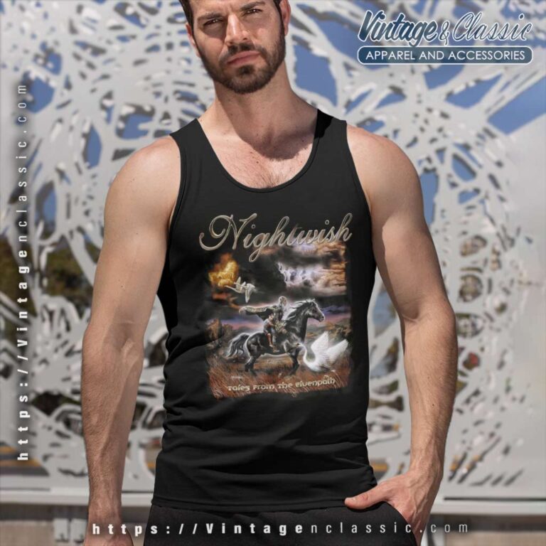 Nightwish Shirt Tales From The Elvenpath Tank Top Racerback Nightwish Shirt Tales From The Elvenpath Tank Top Racerback