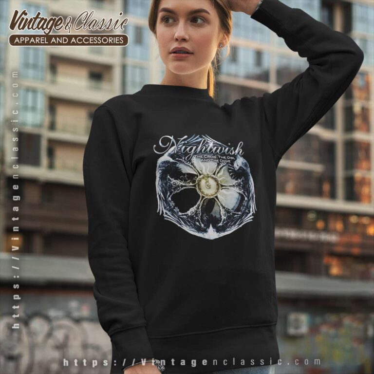 Nightwish Shirt The Crow The Owl And The Dove Sweatshirt Nightwish Shirt The Crow The Owl And The Dove Sweatshirt
