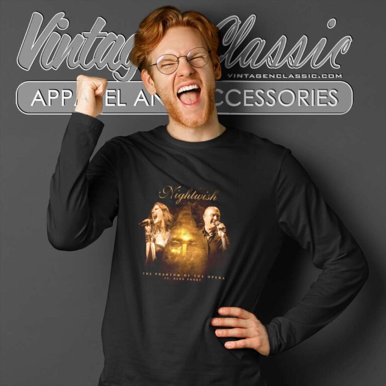 Nightwish Shirt The Phantom Of The Opera Long Sleeve Tee Nightwish Shirt The Phantom Of The Opera Long Sleeve Tee