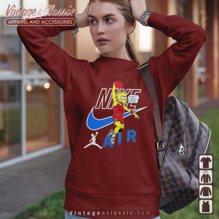 Nike Air Jordan Bart Simpson Sweetshirt Nike Air Jordan Bart Simpson Sweetshirt