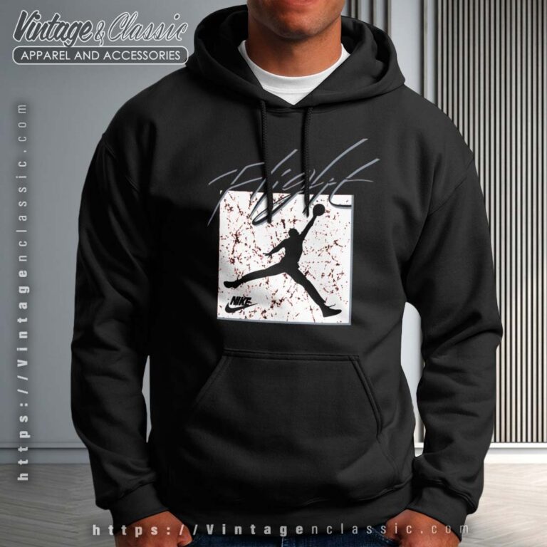 Nike Air Jordan Michael Jordan Aj Flight Jumper Black Hoodie Nike Air Jordan Michael Jordan Aj Flight Jumper Black Hoodie