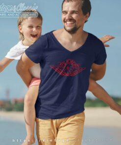 Nike Air Jordan Wings Logo V Neck TShirt