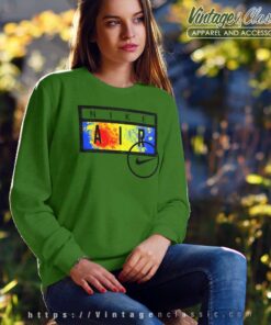 Nike Air Paint Graffiti Swoosh Logo Sweatshirt