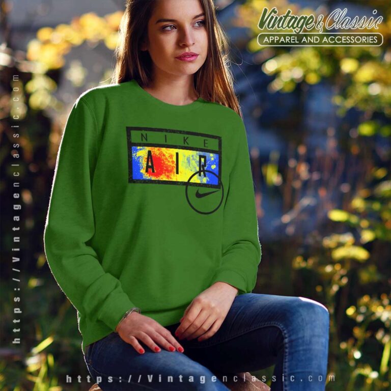 Nike Air Paint Graffiti Swoosh Logo Sweatshirt Nike Air Paint Graffiti Swoosh Logo Sweatshirt