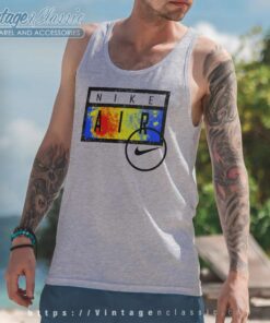 Nike Air Paint Graffiti Swoosh Logo Tank Top Racerback