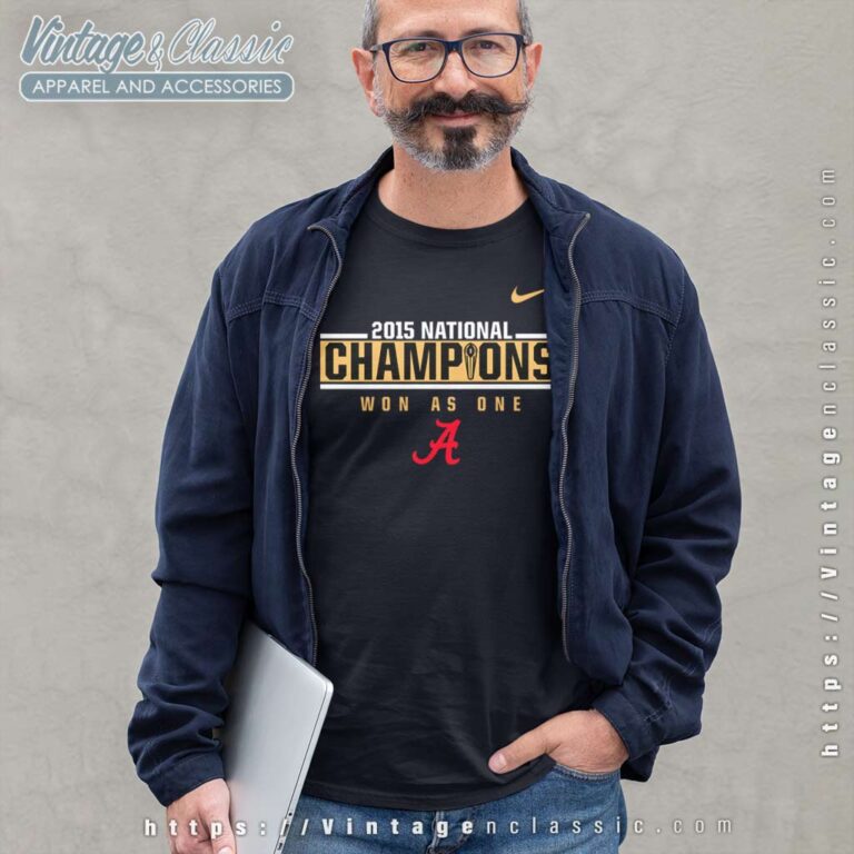 Nike Alabama Crimson Tide 2015 National Champs Long Sleeve Tee Nike Alabama Crimson Tide 2015 National Champs Long Sleeve Tee