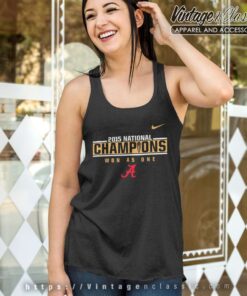 Nike Alabama Crimson Tide 2015 National Champs Tank Top Racerback