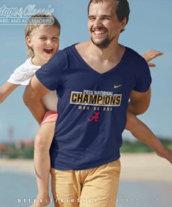 Nike Alabama Crimson Tide 2015 National Champs V Neck TShirt