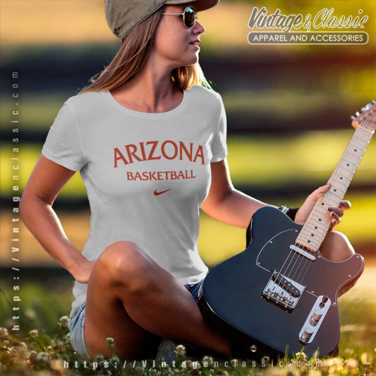 Nike Arizona Wildcats Basketball 90s Women TShirt Nike Arizona Wildcats Basketball 90s Women TShirt