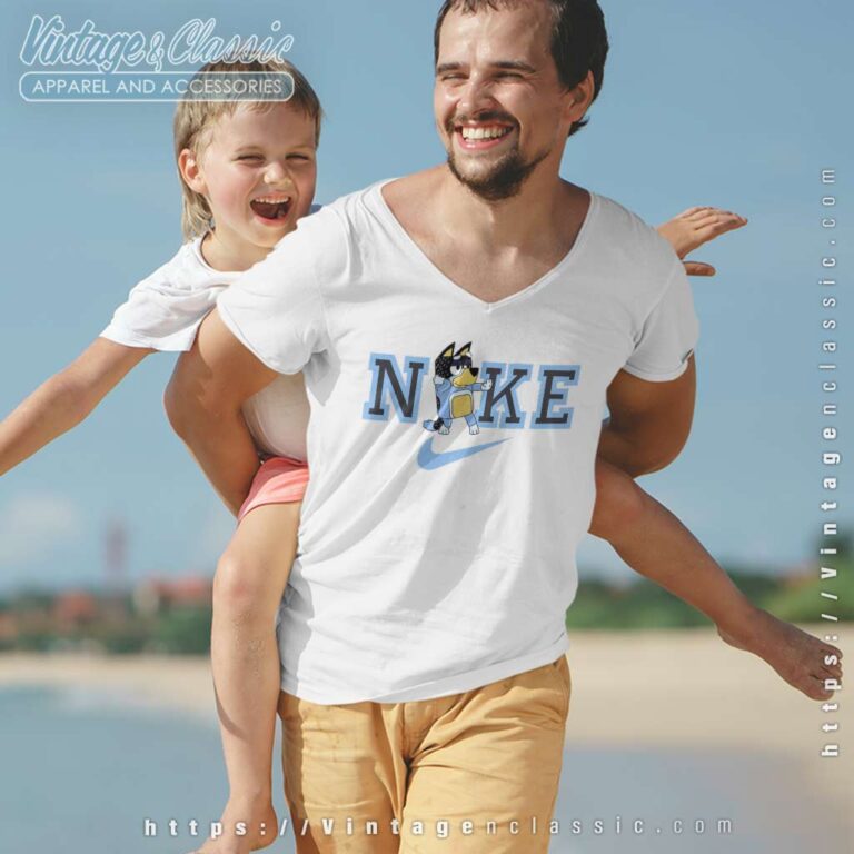 Nike Bluey Dad Bandit Gift For Fathers Day Vneck Nike Bluey Dad Bandit Gift For Fathers Day Vneck