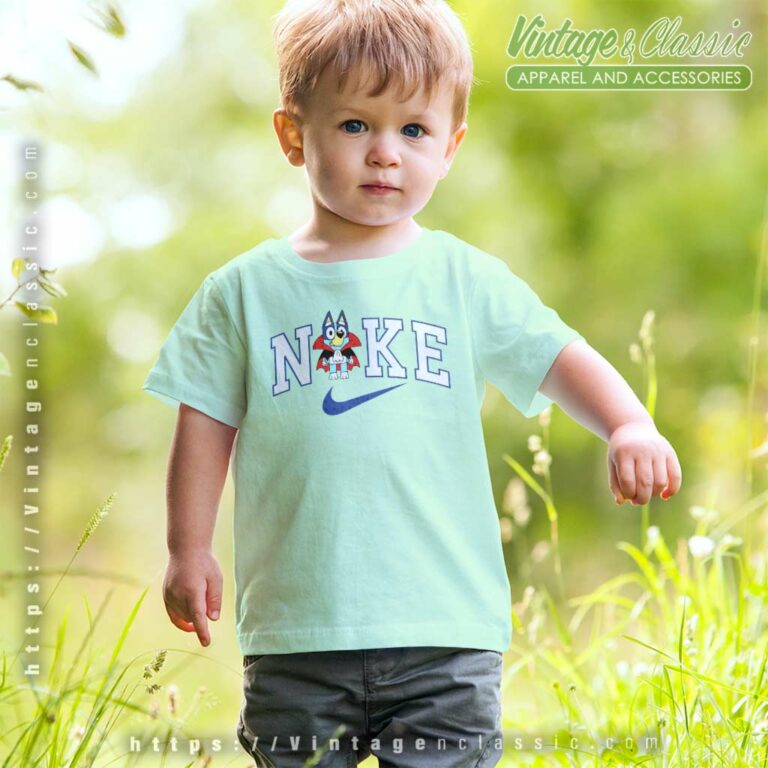 Nike Bluey Halloween Shirt Gift For Fan kids Tshirt Nike Bluey Halloween Shirt Gift For Fan kids Tshirt