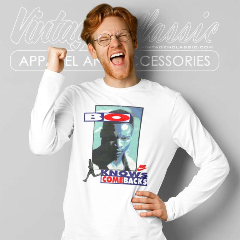 Nike Bo Knows Comeback Bo Jackson Long Sleeve Tee Nike Bo Knows Comeback Bo Jackson Long Sleeve Tee