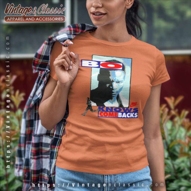 Nike Bo Knows Comeback Bo Jackson Women TShirt Nike Bo Knows Comeback Bo Jackson Women TShirt