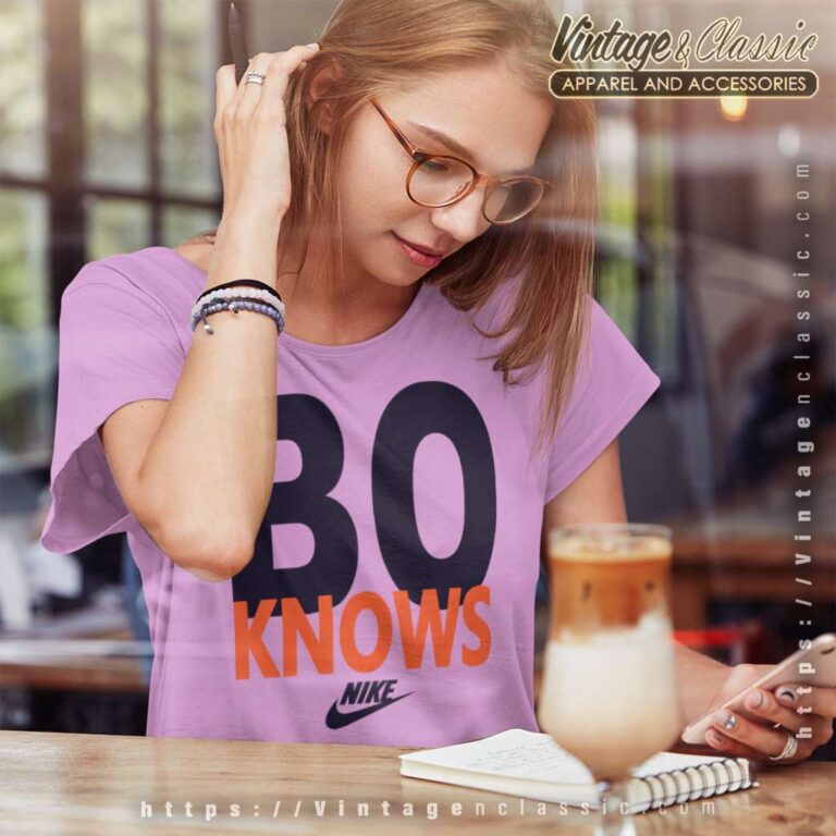 Nike Bo Knows Vintage Women TShirt Nike Bo Knows Vintage Women TShirt