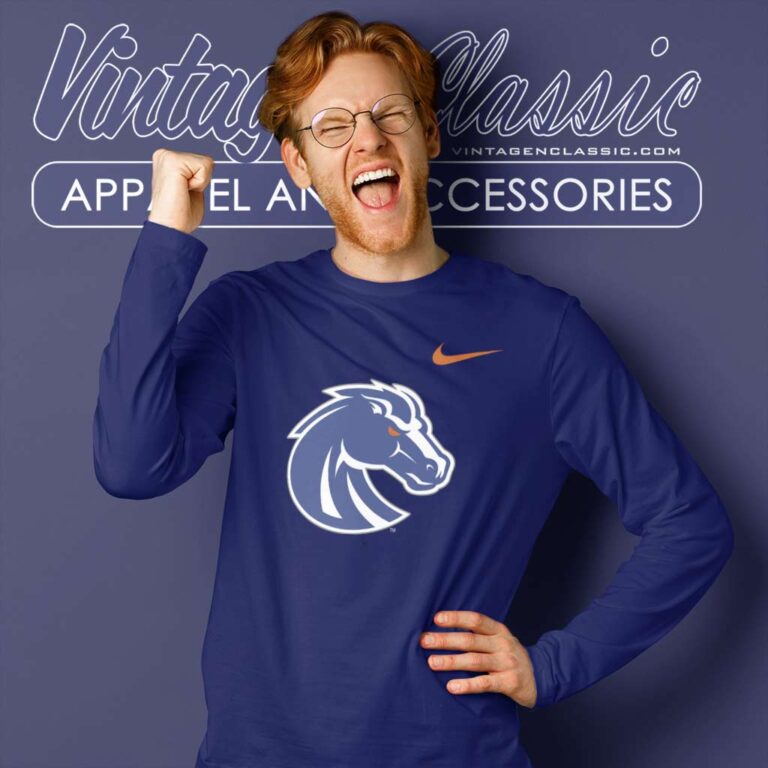 Nike Boise State Broncos Legend Logo Long Sleeve Tee Nike Boise State Broncos Legend Logo Long Sleeve Tee