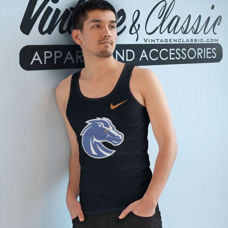 Nike Boise State Broncos Legend Logo Tank Top Racerback Nike Boise State Broncos Legend Logo Tank Top Racerback