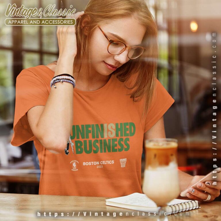 Nike Celtics Unfinished Business 2023 Women TShirt Nike Celtics Unfinished Business 2023 Women TShirt