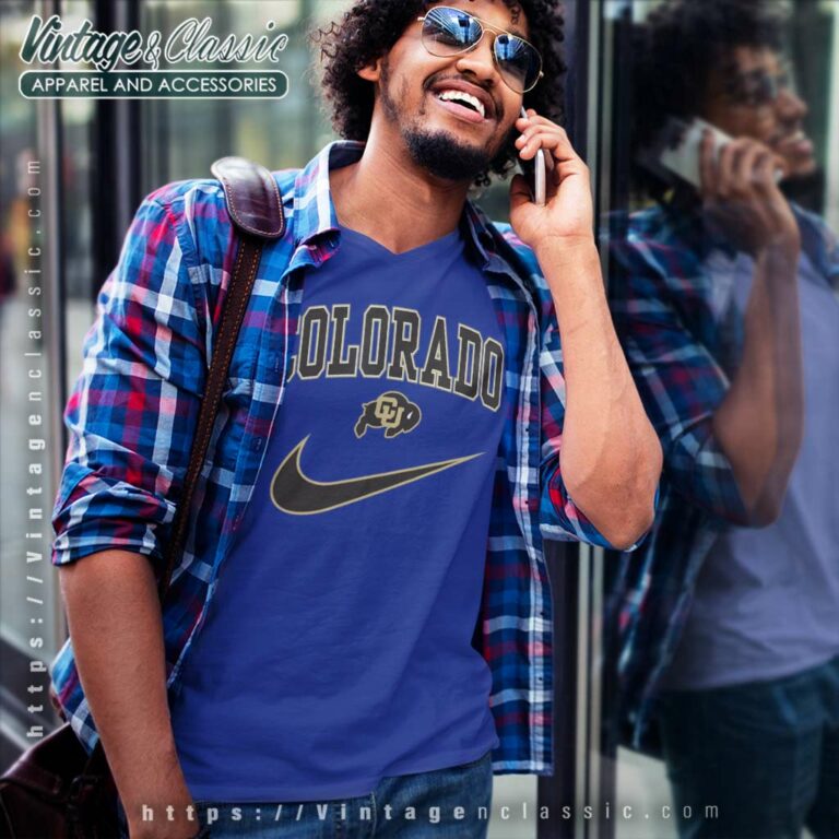 Nike Colorado Buffaloes Cu Logo V Neck TShirt Nike Colorado Buffaloes Cu Logo V Neck TShirt