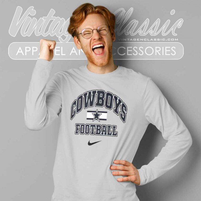 Nike Dallas Cowboys Big Logo Football Long Sleeve Tee Nike Dallas Cowboys Big Logo Football Long Sleeve Tee