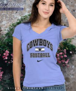 Nike Dallas Cowboys Big Logo Football Shirt 5 Nike Dallas Cowboys Big Logo Football V Neck TShirt