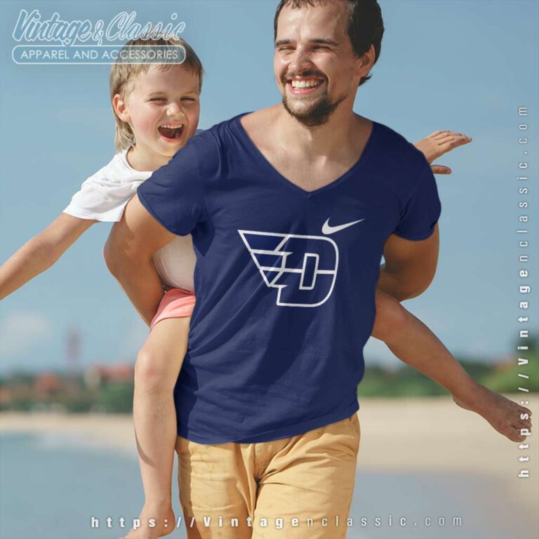 Nike Dayton Flyers Big Logo V Neck TShirt Nike Dayton Flyers Big Logo V Neck TShirt