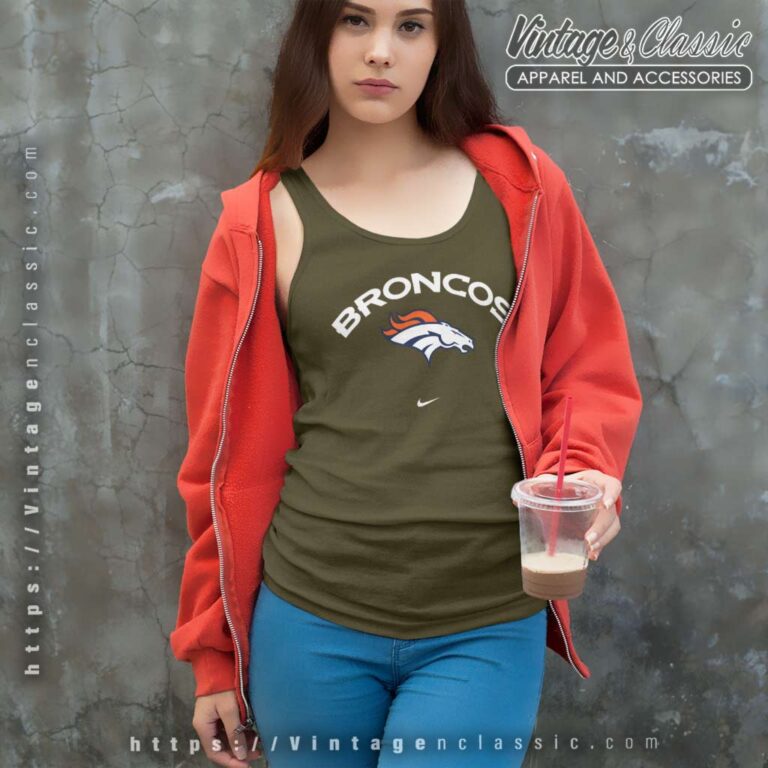 Nike Denver Broncos Nfl Football Tank Top Racerback Nike Denver Broncos Nfl Football Tank Top Racerback