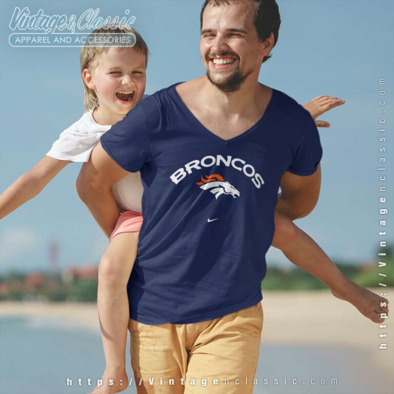 Nike Denver Broncos Nfl Football V Neck TShirt Nike Denver Broncos Nfl Football V Neck TShirt