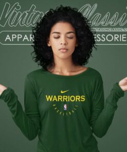 Nike Golden State Warriors Baseball Long Sleeve Tee