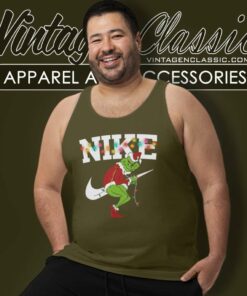 Nike Grinch Santa Christmas Snow Tank Top Racerback